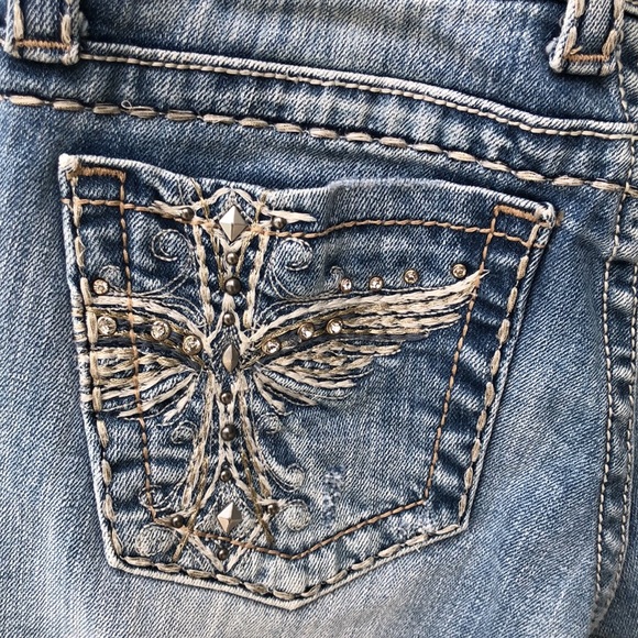 Miss Me Jeans size 25 distressed - Picture 6 of 15